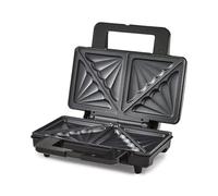Toastie Sandwich Maker Deep Fill 4 Slice Toaster XL Grill Press 1000W Geepas Silver One Size