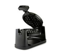 Geepas 1000W Rotating Belgian Waffle Maker Rotary Waffle Iron Machine With Non Stick Plates Auto Temperature Control