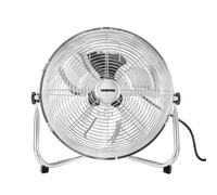 12'' Floor Fan Air Cooling Circulator 3 Speed Portable Gym Fan Office Geepas Metallic Silver One Size