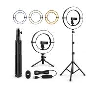 GEEPAS 12″ LED Ring Light with Tripod Stand Phone Holder for YouTube/Tiktok | GEEPAS 12″ LED Ring Light with Tripod Stand Phone Holder for YouTube/Tiktok
