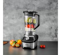 4 in 1 Jug Blender 1.8L Jar Food Processor Smoothie Maker 1200W Geepas Black One Size