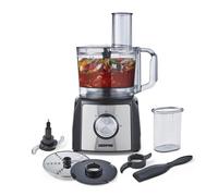GEEPAS 1200W Compact Food Processor 1.5L Mixing Bowl 2 Speed Pulse Silver