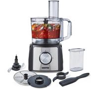 Geepas 1200W Compact Food Processor & Blender, Stainless Steel Blender in Black Geepas Black