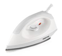 GEEPAS Dry Iron | Clothes Lightweight Electric Press | 32s Heat up Non-Stick Soleplate Adjustable Temperature | Overheat Protection Ergonomic Handle with Indicator Light | 2 Year Warranty 1200W White