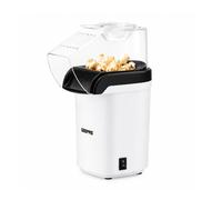 Geepas 1200W Electric Popcorn Maker Machine Fat Free Hot Air Large Popper In White White