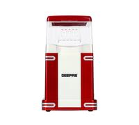 GEEPAS 1200W Electric Popcorn Maker Machine Oil-Free Popcorn Popper Red