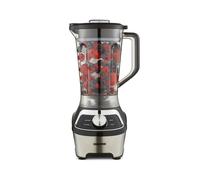 GEEPAS 1200W Electric Jug Blender Smoothie Maker | 1.8L BPA-Free Tritan Jar | Ice Crusher, Pulse, Clean Functions | Food Mixer for Milkshake, Juice 1200W, Silver/Black