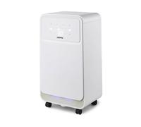Geepas 12L Low Energy Dehumidifier White LED Display Timer Auto Shut Off Geepas White