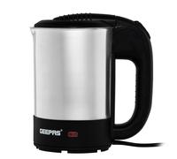 Geepas 12V Car Kettle 500ML Travel Kettle, Water Heater for Caravans in Silver Geepas Silver 500ml