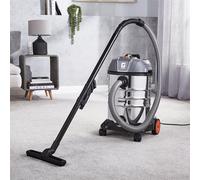 GEEPAS 1400W Vacuum Cleaner Wet and Dry Bagless 30L Cylinder Powerful Cleaning