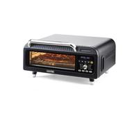 GEEPAS Air Fryer Oven | 15-in-1 Presets Multifunctional Pizza Oven | Digital Touch Control Triple Glass Door Interior Light | 40-400°C Temp 18L Capacity Compact Design | 2 Year Warranty 2000W Black