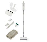 1500W Handheld Hot Upright Steam Mop Cleaner and Hand Steamer Floor Cleaner Geepas White One Size