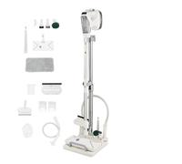 GEEPAS Steam Mop & Handheld Steam Cleaner | Multifunctional Upright Floor Steamer for Carpet Bathroom Kitchen | 30s Heat Up 15min Run Time 5m Cable | Kills 99.9% Germs Bacteria | 2 Year Warranty 1500W