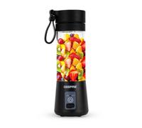 Rechargeable Blender Smoothie Maker 330ML Fruit Mixer Mini Juicer Geepas Black One Size