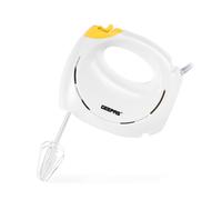 Geepas 150W Electric Hand Held Mixer Electric Whisk 7 Speed Turbo & Eject Button in White Geepas White