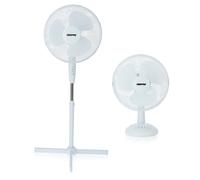 Geepas 16-Inch Pedestal Fan & 12-Inch Table Fan Combo Set, 40W