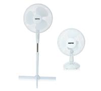 Geepas 16-Inch Pedestal Fan & 9-Inch Table Fan Combo Set, Pack of 2