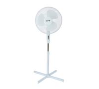 Geepas 16 Inch Pedestal Fan Oscillating 3 Speed Cooling in White Geepas White