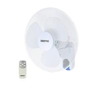 Geepas 16" Wall Mountable Fan with Remote in White Geepas White