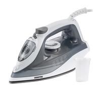 (Black) Geepas 1750W Dry & Wet Steam Iron Self clean
