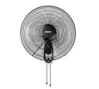 GEEPAS 18-Inch Wall Mounted Fan | 60W Electric Cooling Fan for Home or Office Use | 3 Speed Settings with Oscillating/Rotating Feature | 3 Leaf AS Blades, Self-Over-Heat Protection | 2 Year Warranty