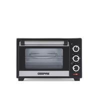 GEEPAS 19L Mini Oven & Grill | Electric Oven with Rotisserie Baking Roasting Grilling | 1280W
