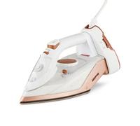 Geepas 2 In 1 Cordless Steam Iron Ceramic Soleplate Use Corded Or Cordless 350Ml, White