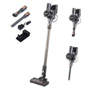 GEEPAS Cordless Vacuum Cleaner & Handheld Upright Stick 240V | Dual Mode Machine 10Kpa Suction for Carpet Hard Floor | 40 Min Runtime Rechargeable Battery LED Motorised Headlight HEPA Filter 160W
