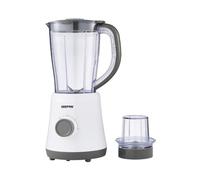 Geepas Electric Blender Smoothie Maker, Food Jug Blender 500W - Stainless Steel Blades, 2 Speed Control with Pulse Function, 1.5L Jar -Coffee Grinder Mill, Smoothie Maker 2 Year Warranty - Grey