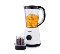 GEEPAS 2-in-1 Food Jug Blender 1.5L Juice Jar & 60G Spice Mill 500W Black