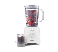GEEPAS 2-in-1 Food Jug Blender 1.8L Smoothie Maker 60G Spice Mill 600W