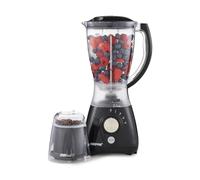 1.5L Jug Blender Smoothie Maker Mixer Coffee Spice Grinder Geepas Black One Size