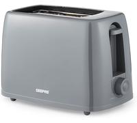GEEPAS 2-Slice Bread Toaster 6 Browning Level | Thin Bread Slice 650W Grey