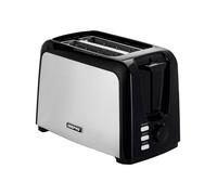 Geepas 2 Slice Bread Toaster 750W,Silver, Silver