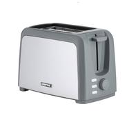 Geepas 2 Slice Bread Toaster With 7 Level Browning Control, Grey