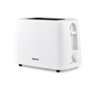 GEEPAS 2-Slice Bread Toaster 6 Browning Level | Thin Bread Slice 650W White