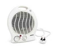 GEEPAS 2000W Electric Fan Heater Portable with 2 Heat Settings(1KW or 2KW) | Adjustable Thermostat, Overheat Protection, Lightweight Room Heater with Cooling/Warm/Hot Wind Option, for Office, Home