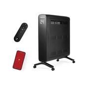 2KW Smart Convector Heater LED Display 24 Hr Timer & Remote Control, Black