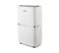 Geepas 20L Dehumidifier For Damp & Moisture Control Laundry Drying 5.5L Tank In White White