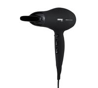 2200W Powerful Hair Dryer 2 Speed 3 Heat Concentrator Ionic Function Geepas Black One Size