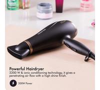 Geepas 2200W Powerful Hair Dryer | 2-Speed & 3 Temperature Settings GH8643