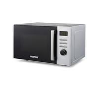 Geepas 23L Digital Microwave Oven 800W | 8 Presets, Defrost, Child Lock in Silver Geepas Silver
