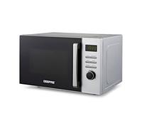 Geepas 23L Microwave Oven 800W, 8 Auto-Cook Presets, Silver