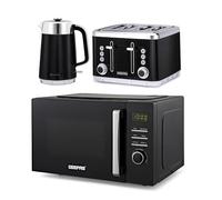 GEEPAS 23L Digital Microwave Oven, Kettle & Toaster Kitchen Combo Set (Kitchen Combo Set 1)