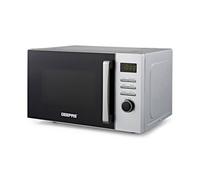 Geepas 23L Microwave Oven 800W, 8 Auto-Cook Presets, Silver