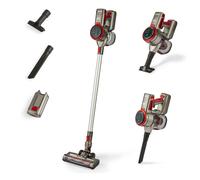 Geepas 25.9V Cordless Vacuum Cleaner LED Touchscreen, 0.6L Dust tank 60 Min Runtime in Red Geepas Red