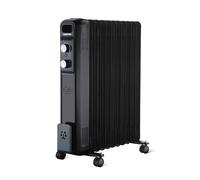 Geepas Oil Filled Radiator Heater, 2500W | Portable Electric Heater, 3 Power Settings(1000/1500/2500W), Adjustable Temperature & Thermostat, Thermal Safety Cut off | 2 Year Warranty, 11 Fins, Black