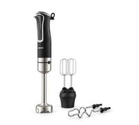 GEEPAS 3-in-1 Hand Blender Immersion Stick Blender Titanium Blades 1500W | 2 Dough Hooks & Beaters, One-Touch Control, Safety Lock, Easy-Clean Detachable Parts, Blender, Whisk & Kneader
