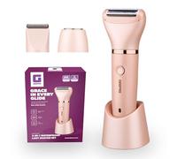 3-in-1 Cordless Waterproof Lady Shaver Set Geepas Pink One Size