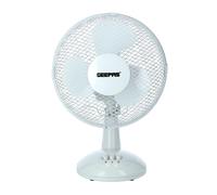 Geepas 3 Speed 12" Desk 16" Pedestal Floor Fan Oscillating Standing Cooling Air